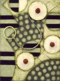 Voltage Highlights oil on mixed media on canvas