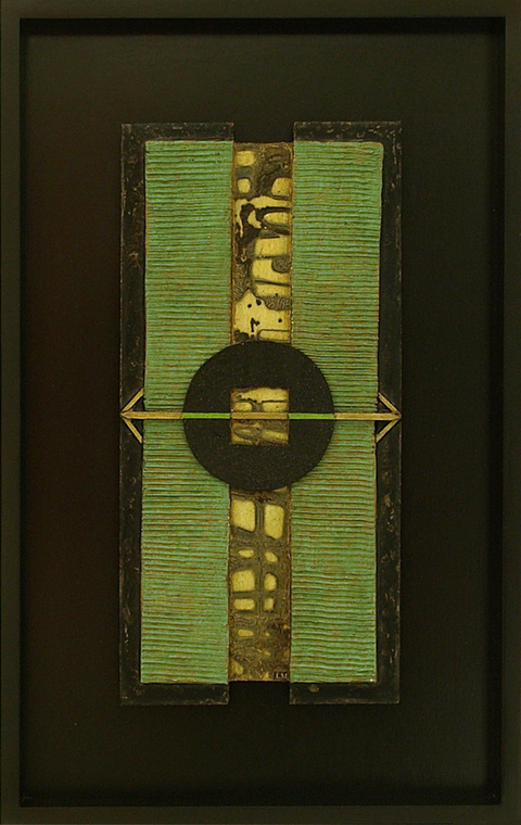 Axis Variation Miniatures Oil, mixed media on hardboard with frame