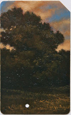 L  U  I  S   C  O  L  A  N Studio Landscapes oil on metro card