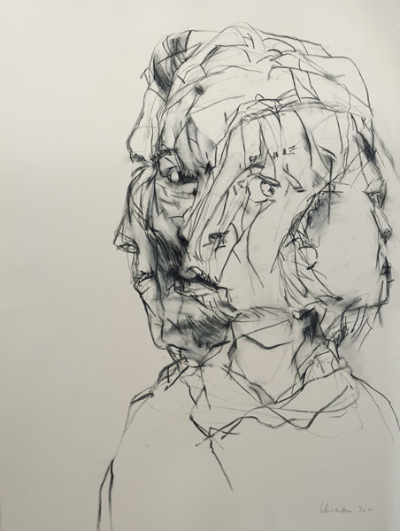 LINDA VERKLER Drawings and Mixed Charcoal on cream Magnani Pescia paper.