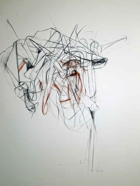 LINDA VERKLER Drawings and Mixed Charcoal, conte on paper.