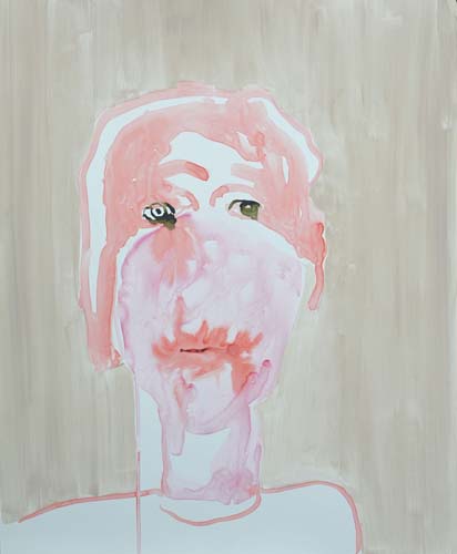 LINDA VERKLER He Said She Said Acrylic on Yupo paper