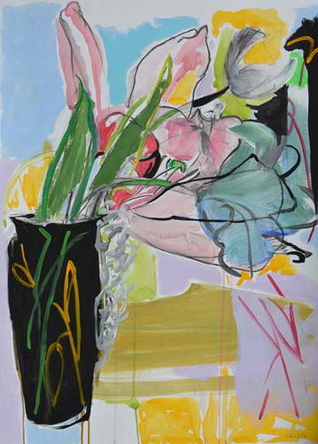 LINDA VERKLER Drawings and Mixed Acrylic on paper