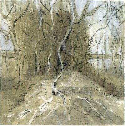 River Walks (tree tangle) River Walk: Monoprints Drypoint and monotype