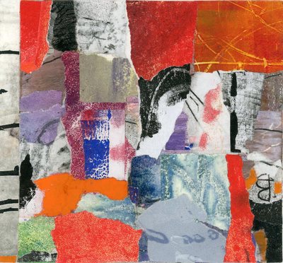 Chasm B Current Work Monotype Collage