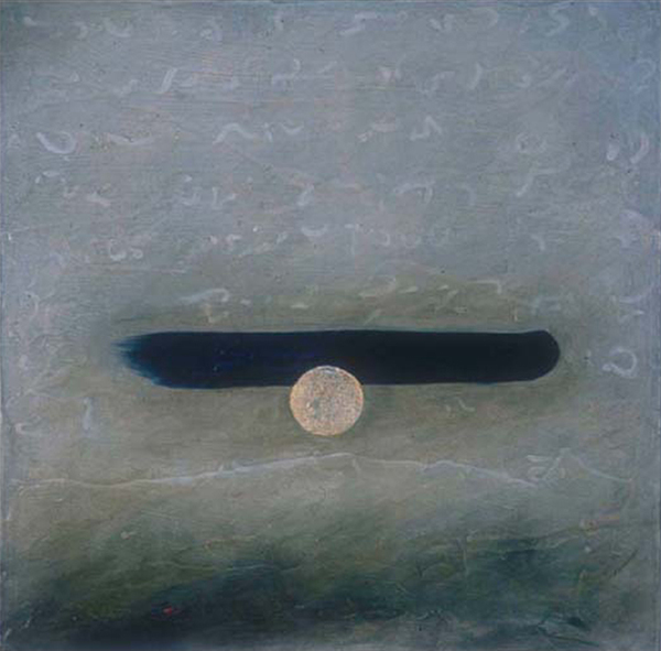  Painting oil, gold leaf on panel