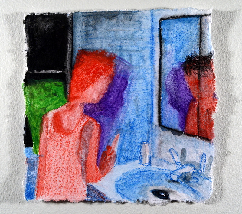  2019-2018 crayon on paper