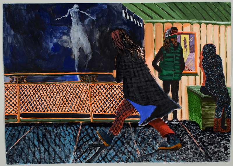  2019-2018 gouache on paper