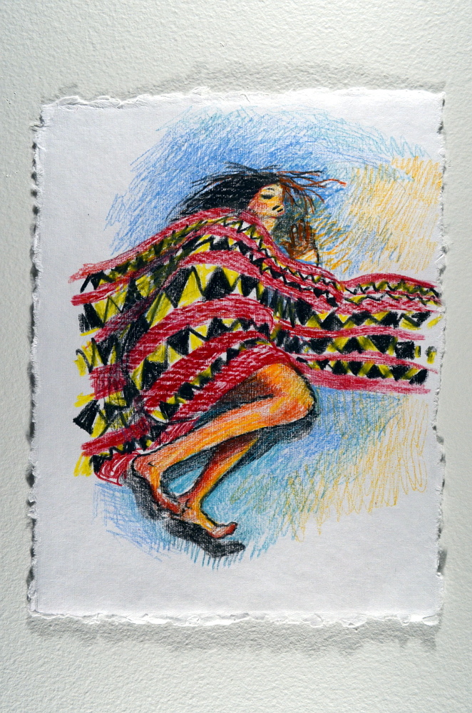  2019-2018 crayon on paper
