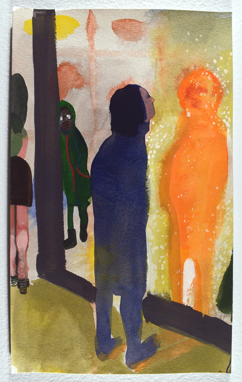  2019-2018 gouache on paper