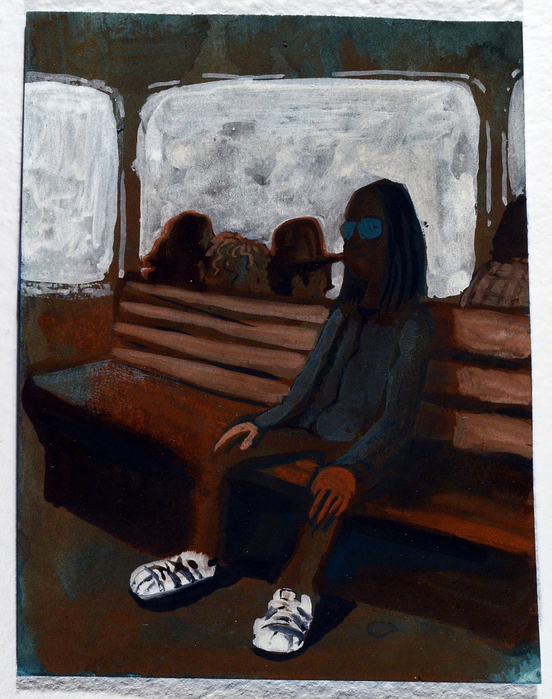  2019-2018 gouache on paper