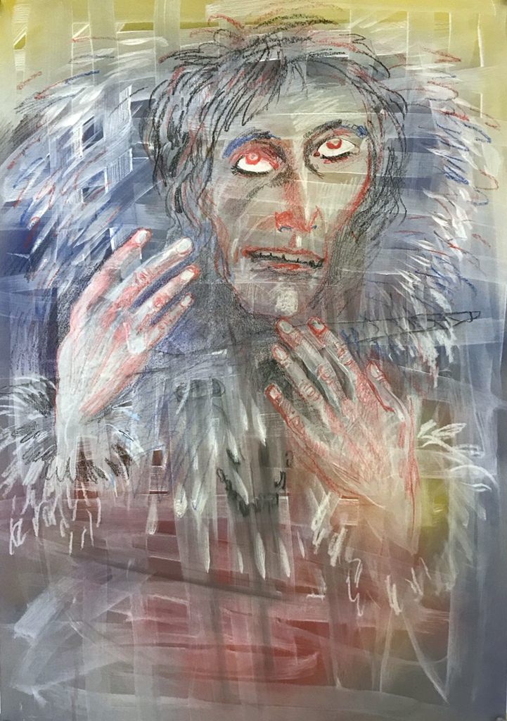  2019-2018 acrylic on paper