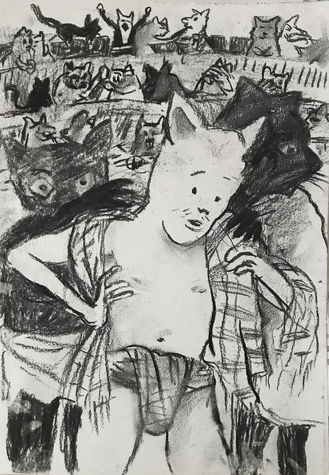  2021-2020 charcoal on paper