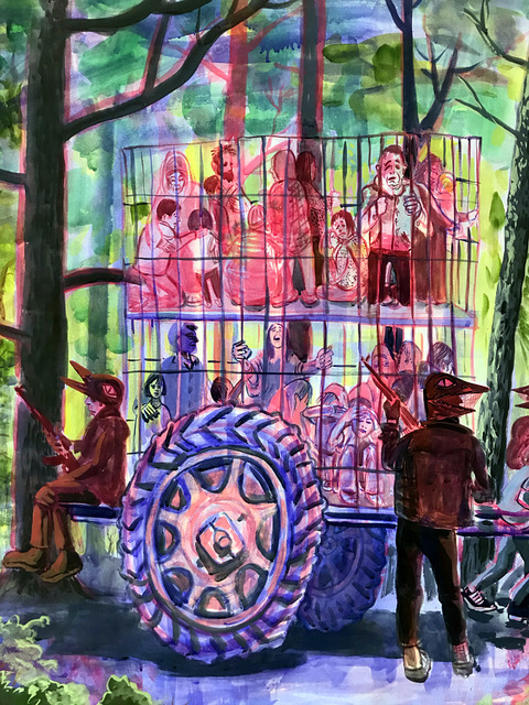  2021-2020 Gouache on paper