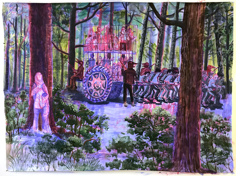  2021-2020 Gouache on paper
