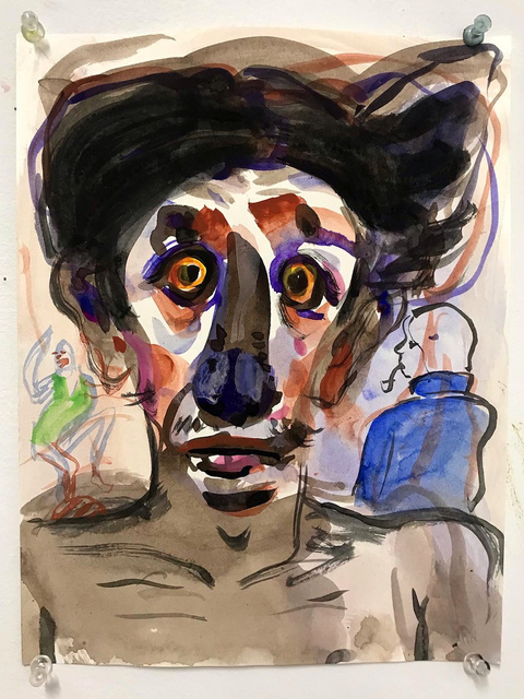  2022-2023 gouache on paper