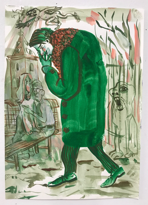  2022-2023 Gouache on paper