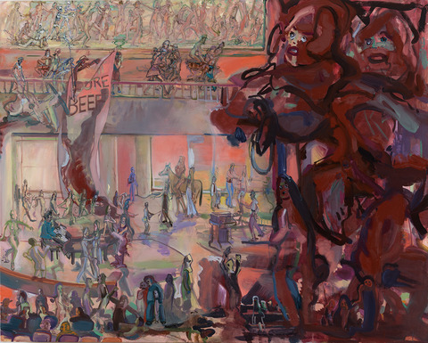 Mala Iqbal collaborations with Angela Dufresne Oil on canvas