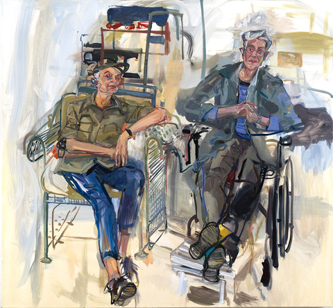 Mala Iqbal collaborations with Angela Dufresne Oil on canvas