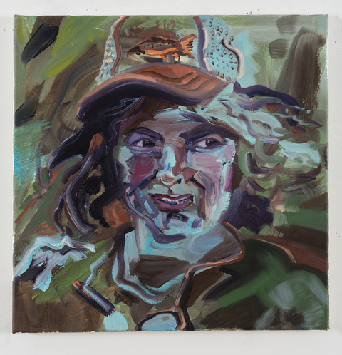 Mala Iqbal collaborations with Angela Dufresne Oil on canvas