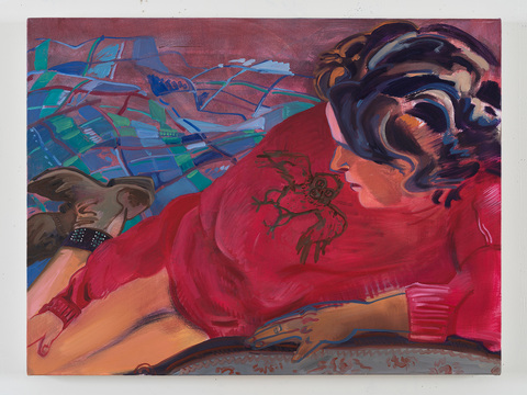 Mala Iqbal collaborations with Angela Dufresne Oil on canvas