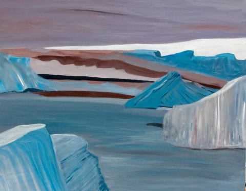 Margaret Matheson                                 Fine Art  Antarctica Landscapes Acrylic