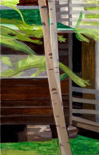 Maria Katzman Cabin Paintings Oil on Linen