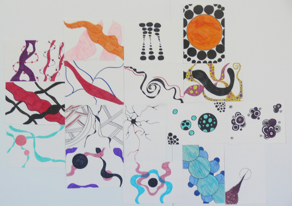 Maria Katzman Student Art Work  Markers Colored Pencils