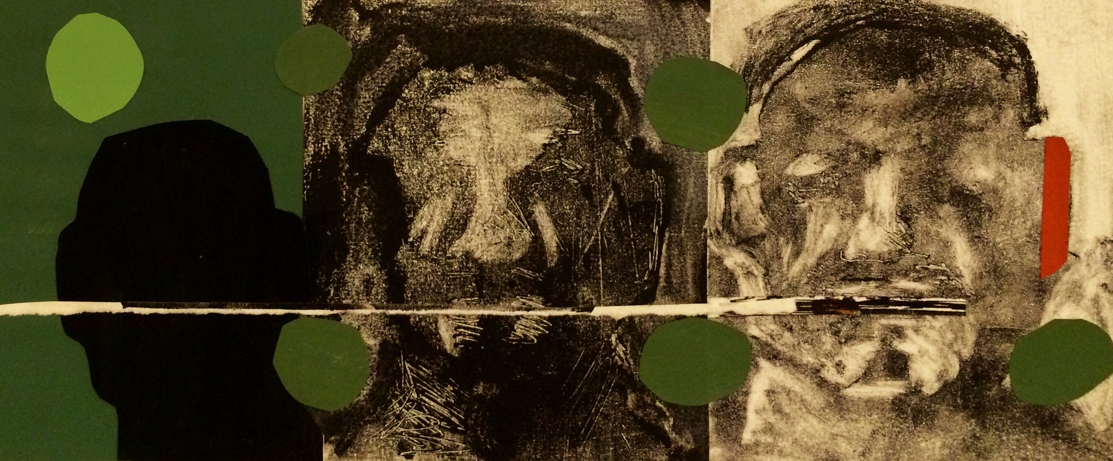 MARIANNA WOMBLE : Monoprints/Collage