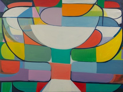 Marie Anthony The Chalice Series Oil on Canvas