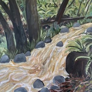 Marie Van Elder Coastal Project: inner~outer nature oil on linen