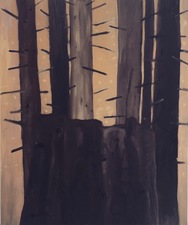 Marie Van Elder  Coastal Project: Ode to the Stump  oil on canvas