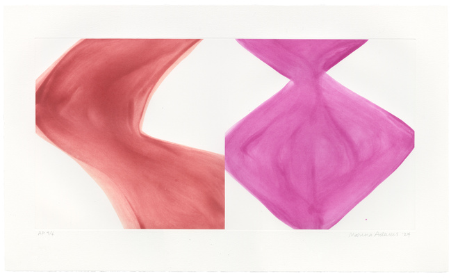 Marina Adams NY Series Etchings Intaglio with chine-collé on En Tout Cas paper