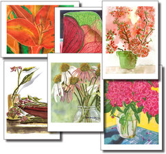 Marjorie Magidow Schalles Cards Giclee prints on linen card stock w/envelope