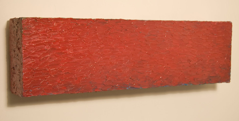 Box Painting #12 Box Paintings Oil on canvas over box structure