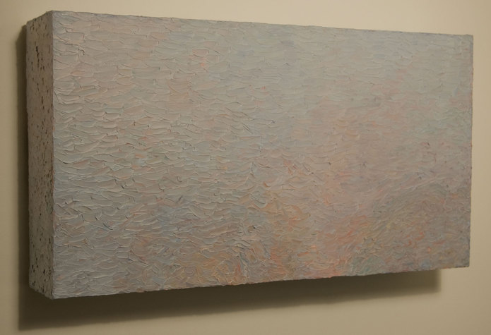 Box Painting #49 Box Paintings Oil on canvas over box structure