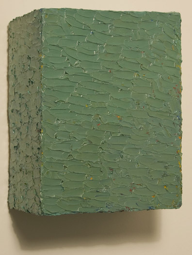 Box Painting #64 Box Paintings Oil on canvas over box structure