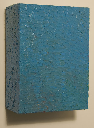 Box Painting #60 Box Paintings Oil on canvas over box structure