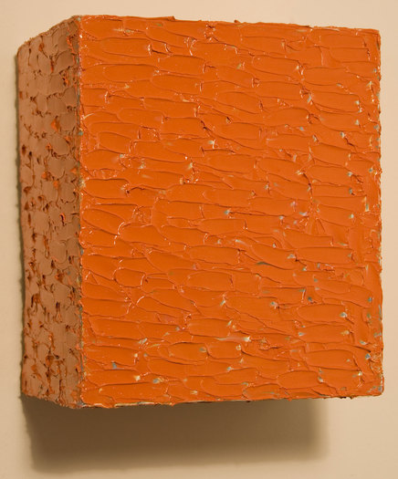 Box Painting #67 Box Paintings Oil on canvas over box structure