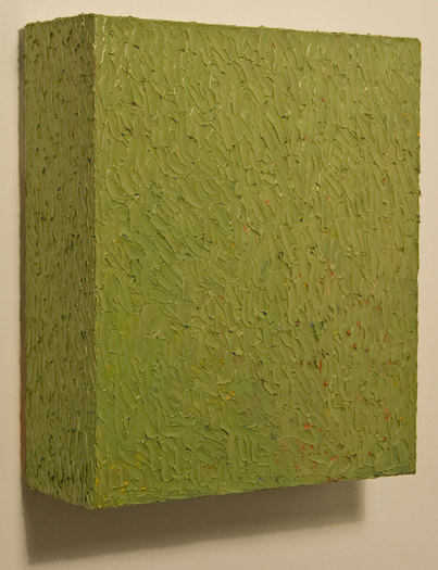 Box Painting #73 Box Paintings Oil on canvas over box structure