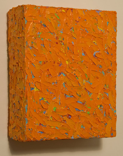 Box Painting #76 Box Paintings Oil on canvas over box structure