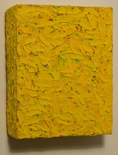 Box Painting #77 Box Paintings Oil on canvas over box structure