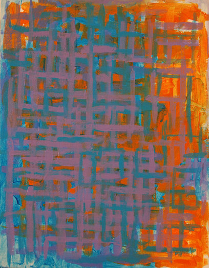 Lattice #6 2014-2000 Acrylic on canvas