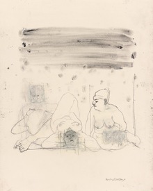 Marsha Gold Gayer Sketches charcoal pencil on paper