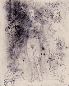 Marsha Gold Gayer Drawings charcoal on paper