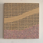 Marsha Goldberg Small Paintings (Niqqudot) 2015-18 oil on wood panel