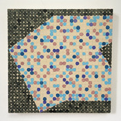 Marsha Goldberg Paintings on wood  2025 acrylic and graphite on wood