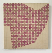 Marsha Goldberg Paintings on wood  2025 acrylic and graphite on wood
