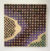Marsha Goldberg Paintings on wood  2025 acrylic and graphite on wood