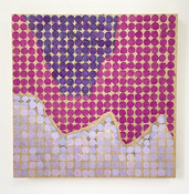 Marsha Goldberg Paintings on wood  2025 acrylic and graphite on wood